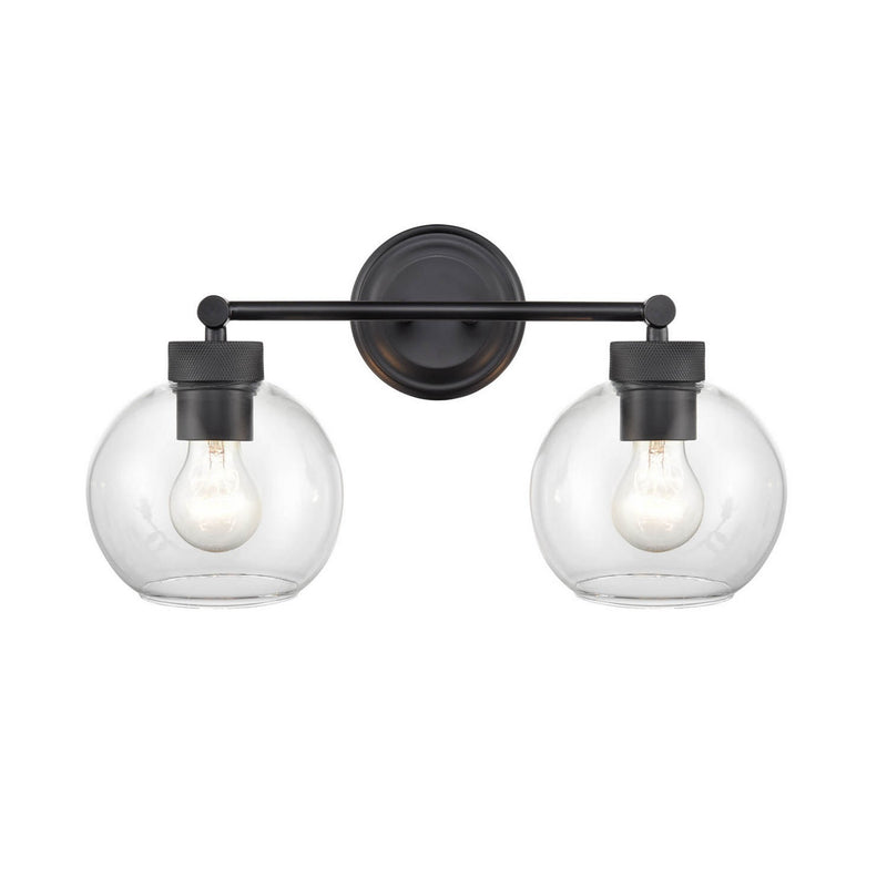 Millennium 99102-MB Jonatan Two Light Vanity, Matte Black Main Image.jpg