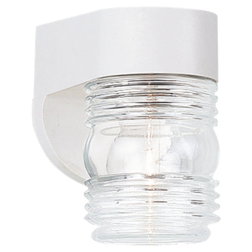 Generation Lighting 8750-15 Outdoor Wall One Light Outdoor Wall Lantern, White Main Image.jpg