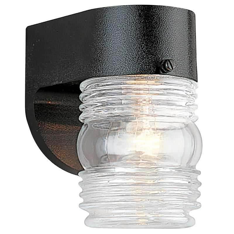 Generation Lighting 8750-12 Outdoor Wall One Light Outdoor Wall Lantern, Black Main Image.jpg