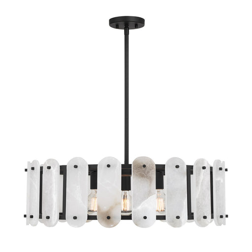 Savoy House 7-2911-5-50 Five Light Pendant, Black Cashmere