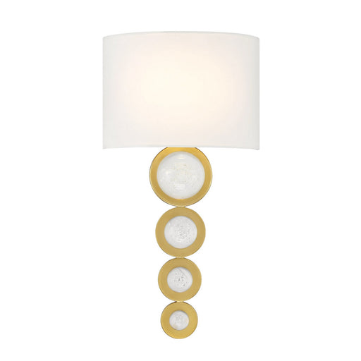 Savoy House 9-1032-1-322 LED Wall Sconce, Warm Brass