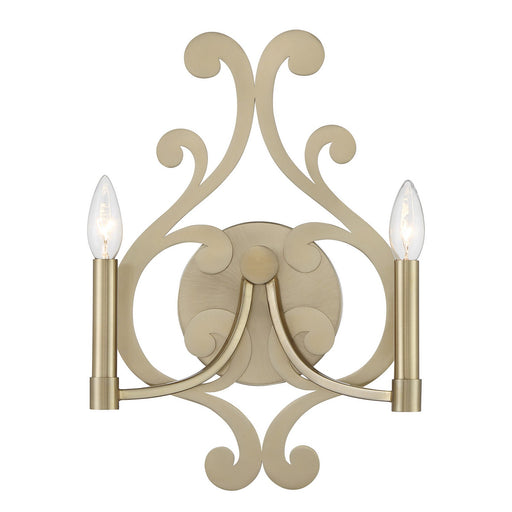 Savoy House 9-6094-2-127 Two Light Wall Sconce, Noble Brass