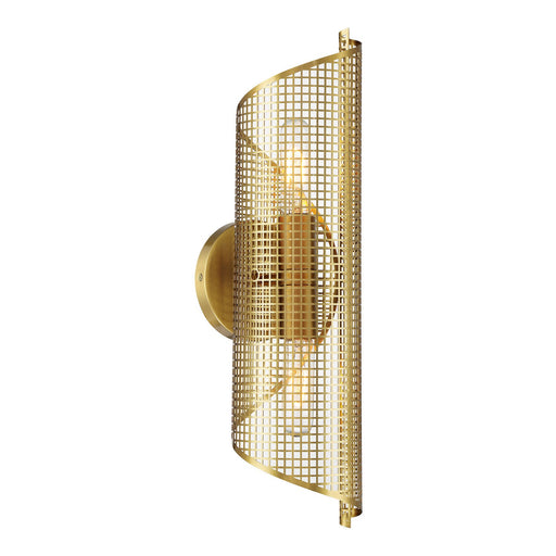 Savoy House 9-8030-2-322 Two Light Wall Sconce, Warm Brass