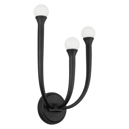 Thesis 207264A LED Wall Sconce, Plaster Black