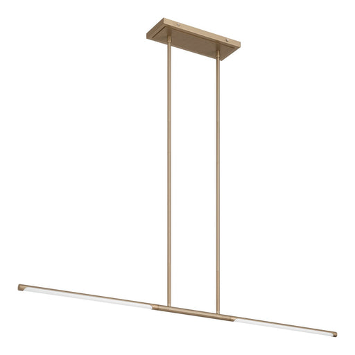 Thesis 207283A LED Linear Chandelier, Champagne Bronze