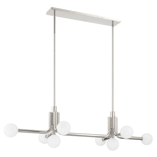 Thesis 207351A LED Linear Chandelier, Polished Nickel