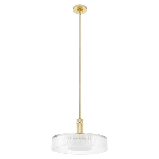 Thesis 207406A One Light Convertible Pendant, Champagne Gold