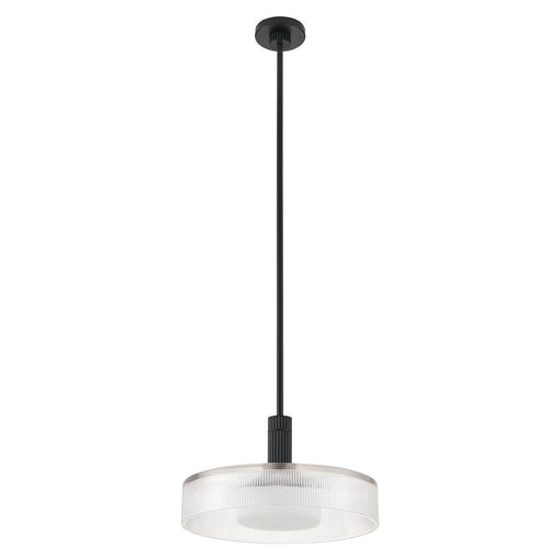 Thesis 207407A One Light Convertible Pendant, Matte Black