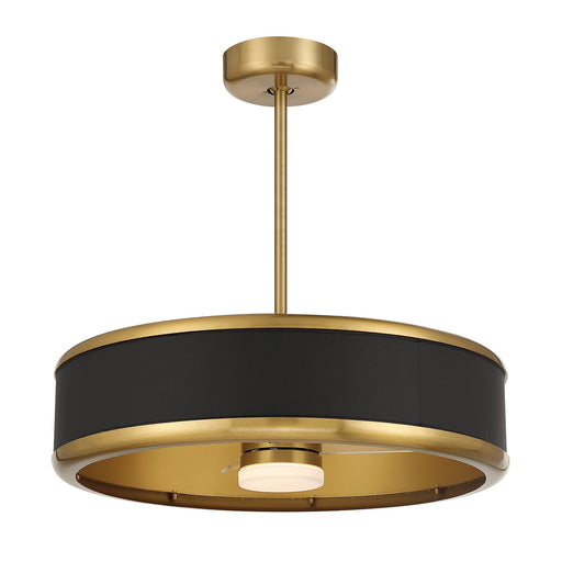 Savoy House 28-FD-485-322 LED Fan D'Lier, Warm Brass