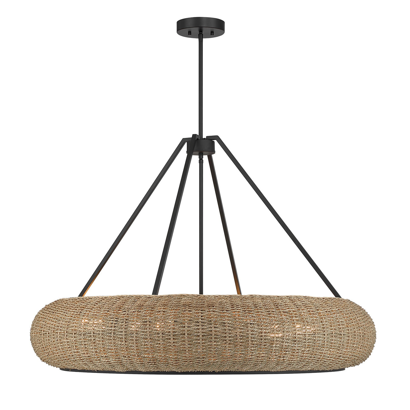 Savoy House 7-8301-6-89 Six Light Pendant, Matte Black