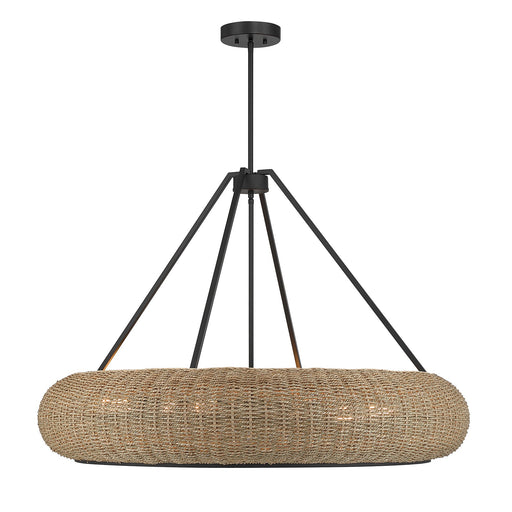 Savoy House 7-8301-6-89 Six Light Pendant, Matte Black