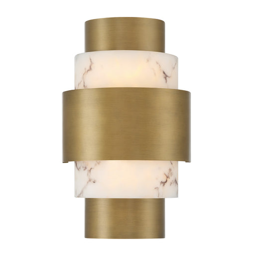 Savoy House 9-3090-2-339 Two Light Wall Sconce, Antique Patina
