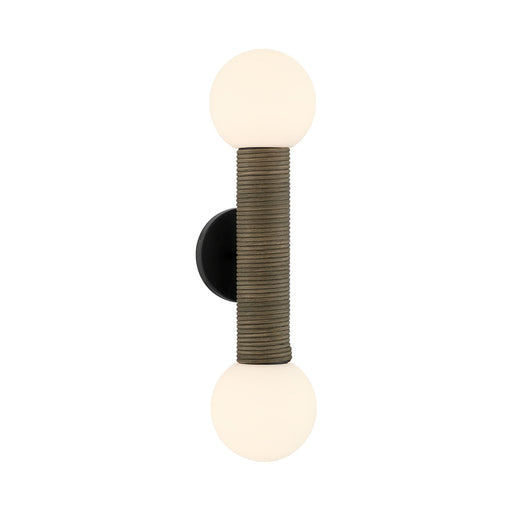 Savoy House 9-4081-2-BK Two Light Wall Sconce, Matte Black