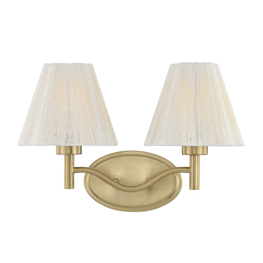 Savoy House 8-6081-2-127 Two Light Bathroom Vanity, Noble Brass