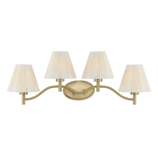 Savoy House 8-6081-4-127 Four Light Bathroom Vanity, Noble Brass
