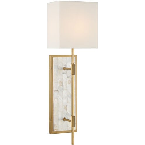 Savoy House 9-6512-1-322 One Light Wall Sconce, Warm Brass