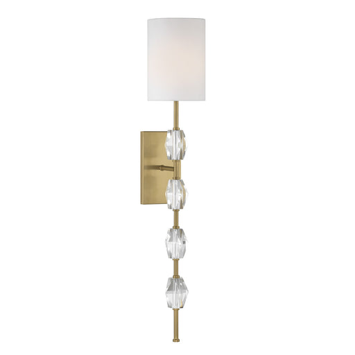 Savoy House 9-9520-1-322 One Light Wall Sconce, Warm Brass