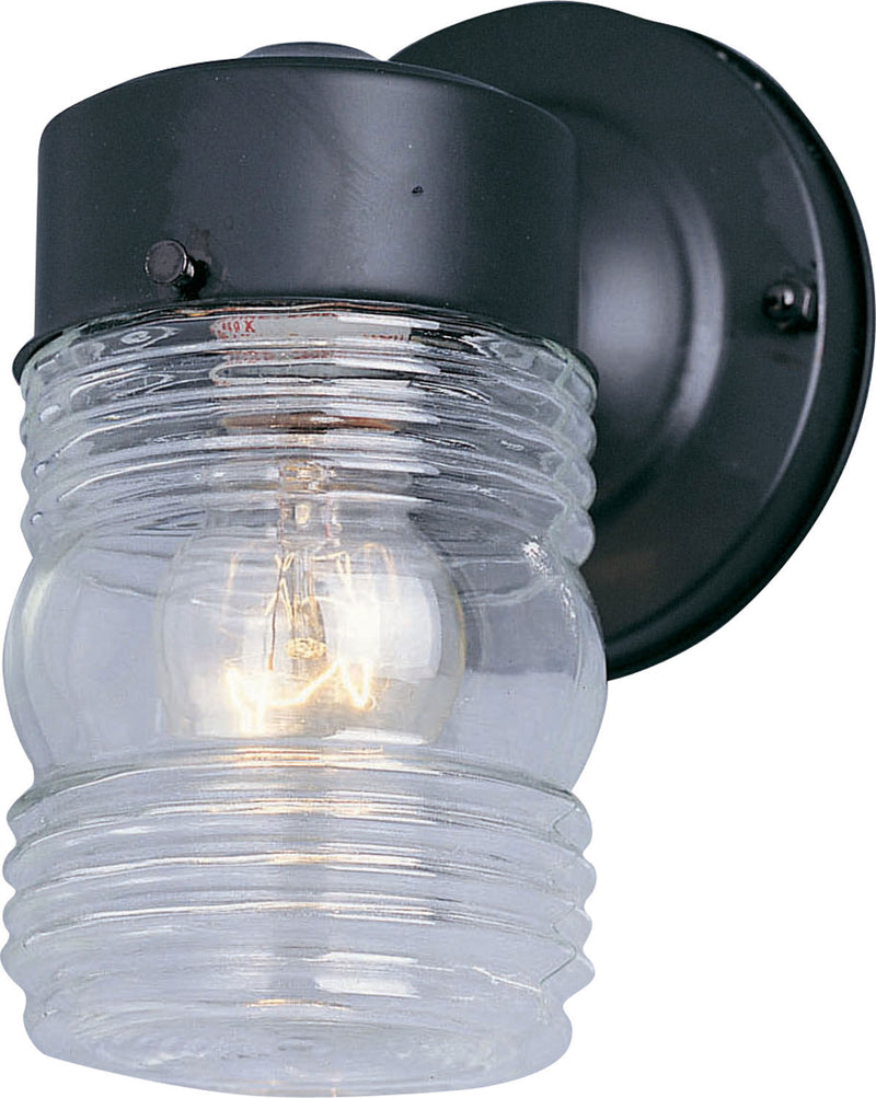 Maxim 92001CLBK Side Door One Light Outdoor Wall Lantern, Black Main Image.jpg