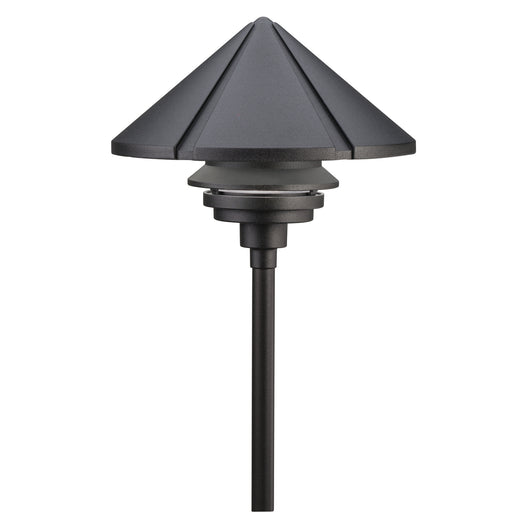 Kichler 15211BKT One Light Path & Spread, Textured Black