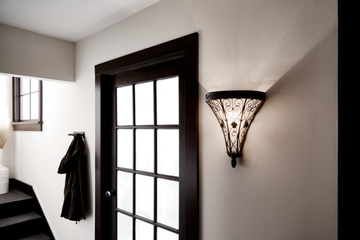 Kichler 45131TRZ One Light Wall Sconce, Terrene Bronze (2)
