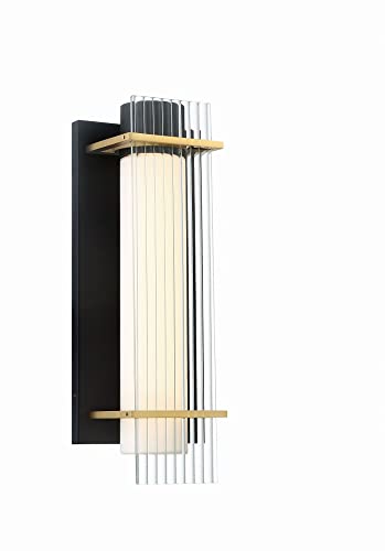 George Kovacs P1511-707-L Midnight Gold LED Outdoor Lantern, Sand Coal And Honey Gold Alternate Image.jpg