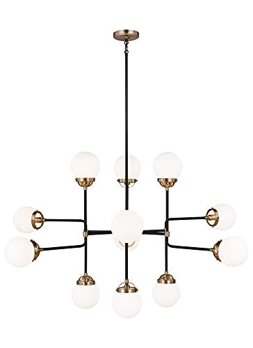 Visual Comfort Studio 3187912-848 Cafe 12 Light Chandelier, Satin Brass Alternate Image.jpg