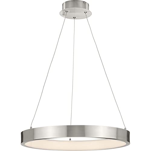 Progress P500369-009-30 Inverse LED Collection Modern Brushed Nickel Pendant Alternate Image.jpg