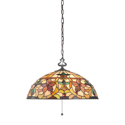 Quoizel TF878CVB Kami Three Light Pendant, Vintage Bronze Main Image.jpg