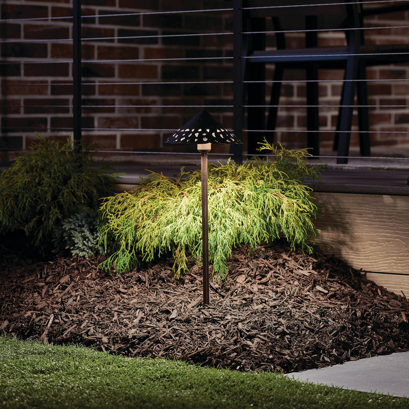 Kichler 15871TZT LED Path Light, Textured Tannery Bronze (5)