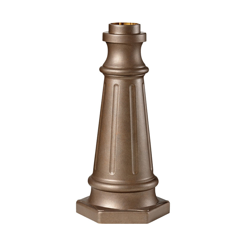 Generation Lighting POSTBASE CB Outdoor Post Base Postbase, Corinthian Bronze Main Image.jpg