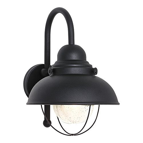 Generation Lighting 8871-12 Sebring One Light Outdoor Wall Lantern, Black Alternate Image.jpg