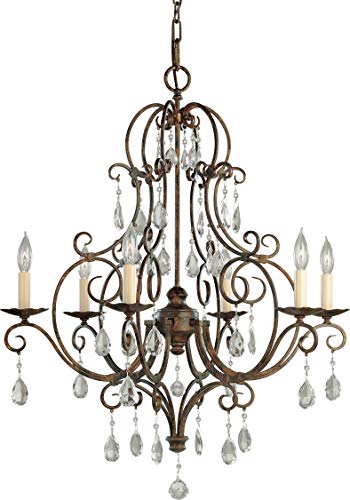Generation Lighting F1902/6MBZ Chateau Six Light Chandelier, Mocha Bronze Alternate Image.jpg