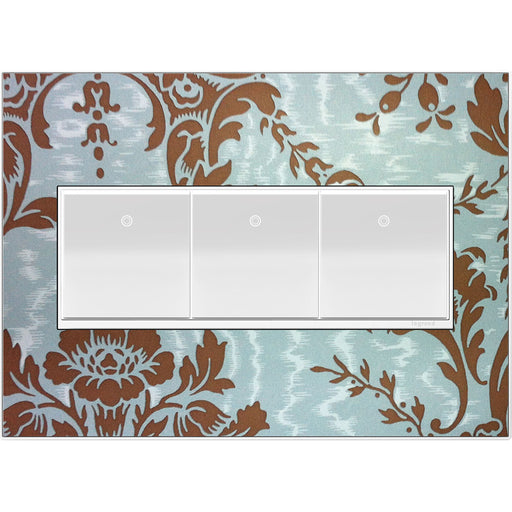 adorne® AWM3GW4 Custom Three-Gang Screwless Wall Plate, White Trim Alternate Image.jpg