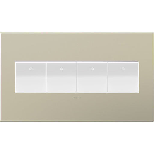 adorne® AWP4GTM4 Titanium Four-Gang Screwless Wall Plate Alternate Image.jpg