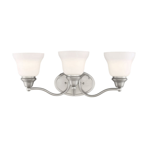 Savoy House 8-6837-3-69 Three Light Bath Bar, Pewter
