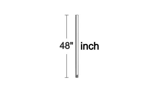 Visual Comfort Fan DR48PN Universal Downrod, Polished Nickel Main Image.jpg