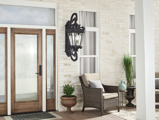 Kichler 9559BKT Four Light Outdoor Post Mount, Textured Black (2)