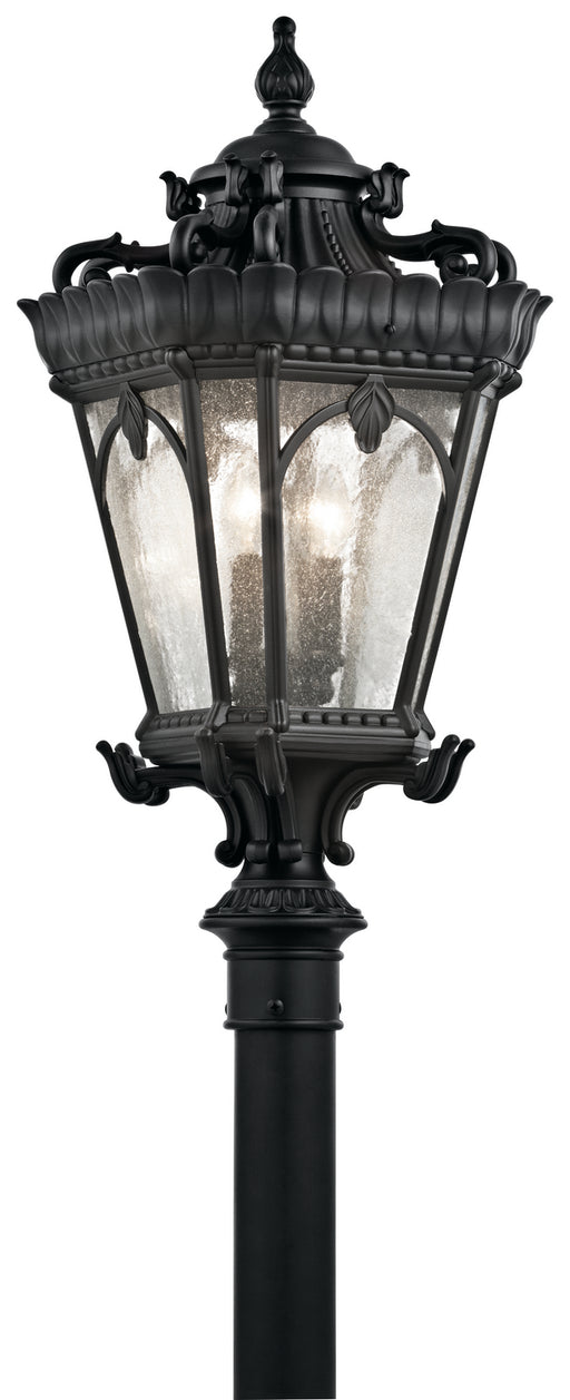 Kichler 9559BKT Four Light Outdoor Post Mount, Textured Black