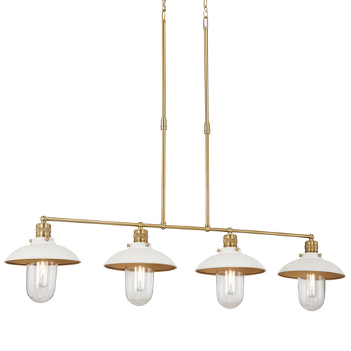 Minka-Lavery 5137-799 Downtown Edison Four Light Island Pendant, White And Soft Brass Main Image.jpg