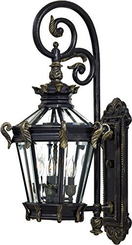 Minka-Lavery 8932-95 Stratford Hall Four Light Wall Mount, Heritage W/ Gold Highlights Alternate Image.jpg