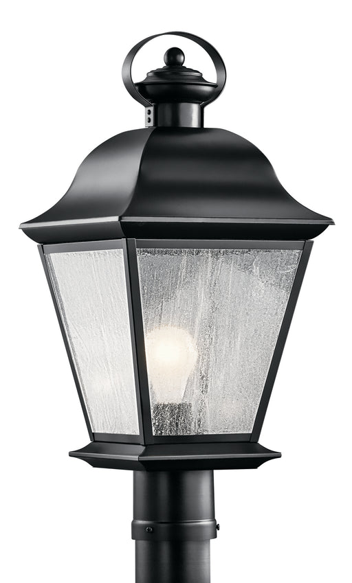 Kichler 9909BK One Light Outdoor Post Mount, Black