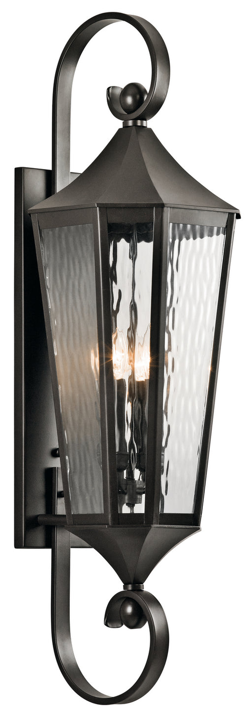 Kichler 49514OZ Four Light Outdoor Wall Mount, Olde Bronze