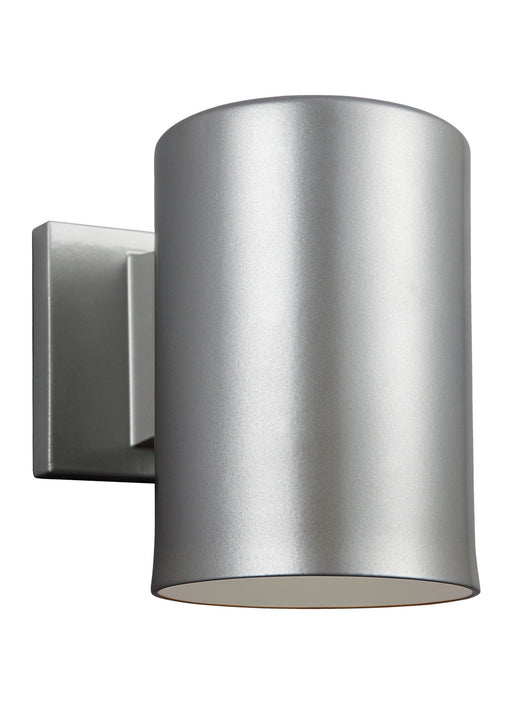 Visual Comfort Studio 8313801-753 Outdoor Cylinders One Light Outdoor Wall Lantern, Painted Brushed Nickel Main Image.jpg