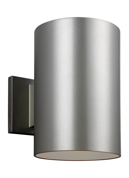 Visual Comfort Studio 8313901-753 Outdoor Cylinders One Light Outdoor Wall Lantern, Painted Brushed Nickel Main Image.jpg