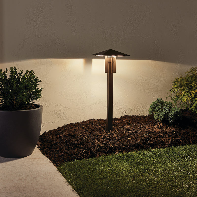 Kichler 15803AZT27R LED Path Light, Textured Architectural Bronze (5)
