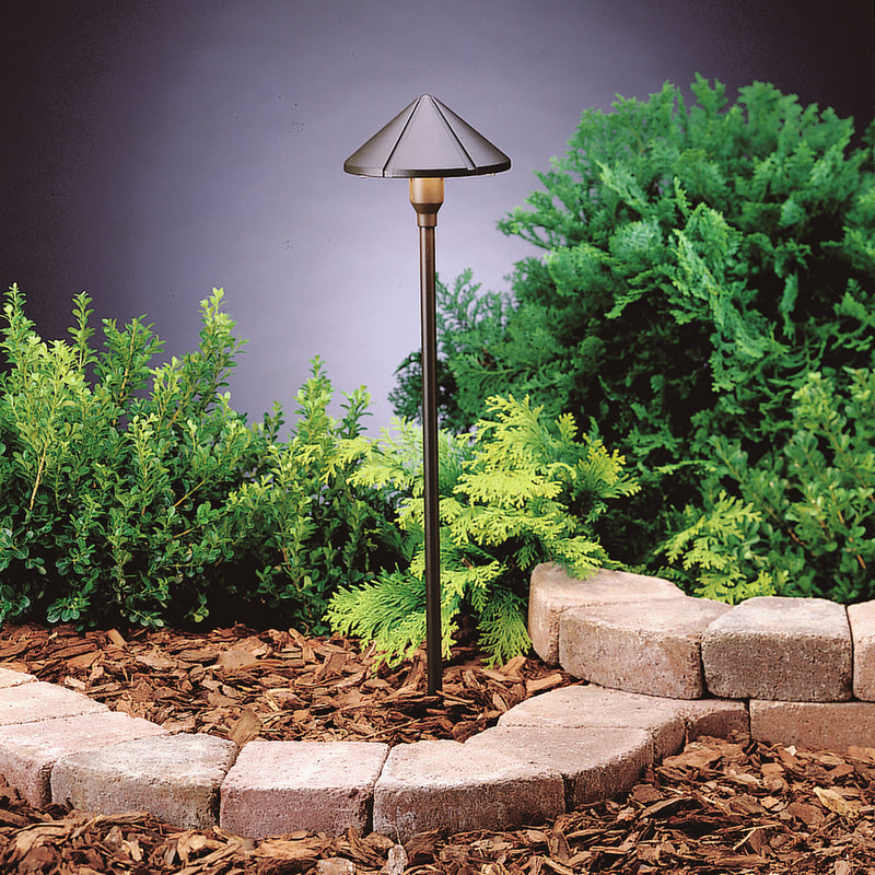 Kichler 15826AZT30R LED Path Light, Textured Architectural Bronze