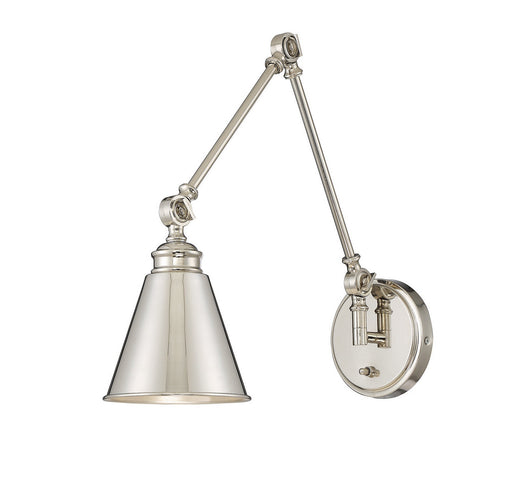 Savoy House 9-961CP-1-109 One Light Wall Sconce, Polished Nickel
