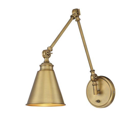 Savoy House 9-961CP-1-322 One Light Wall Sconce, Warm Brass