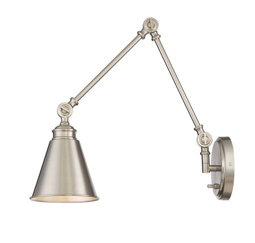Savoy House 9-961CP-1-SN One Light Wall Sconce, Satin Nickel (2)