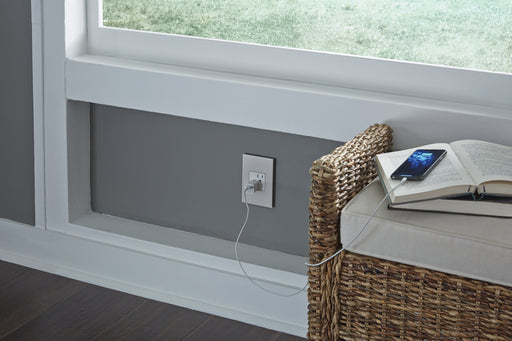adorne® ARTR152W4 15A Dual Tamper-Resistant Outlet, White Alternate Image.jpg